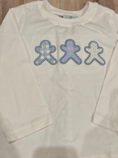 November Preorder Gingerbread Appliqué Knit Shirt Only