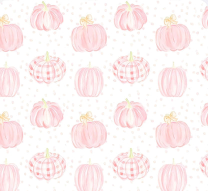 Pumpkin Print Pink Bubble