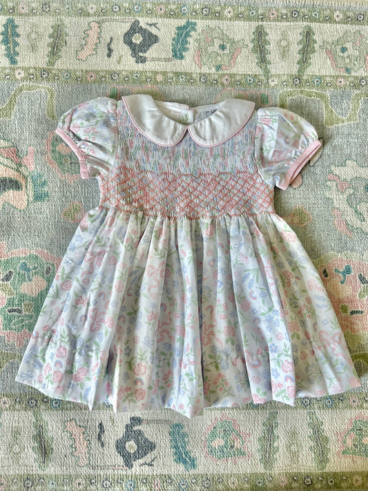 Bitty Bows Smocked Dress