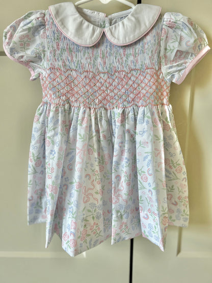 Bitty Bows Smocked Dress